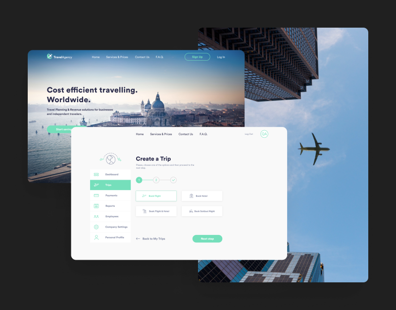 UI/UX Design For Online Travel Agency
