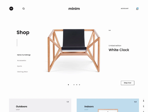  minimalistic websites