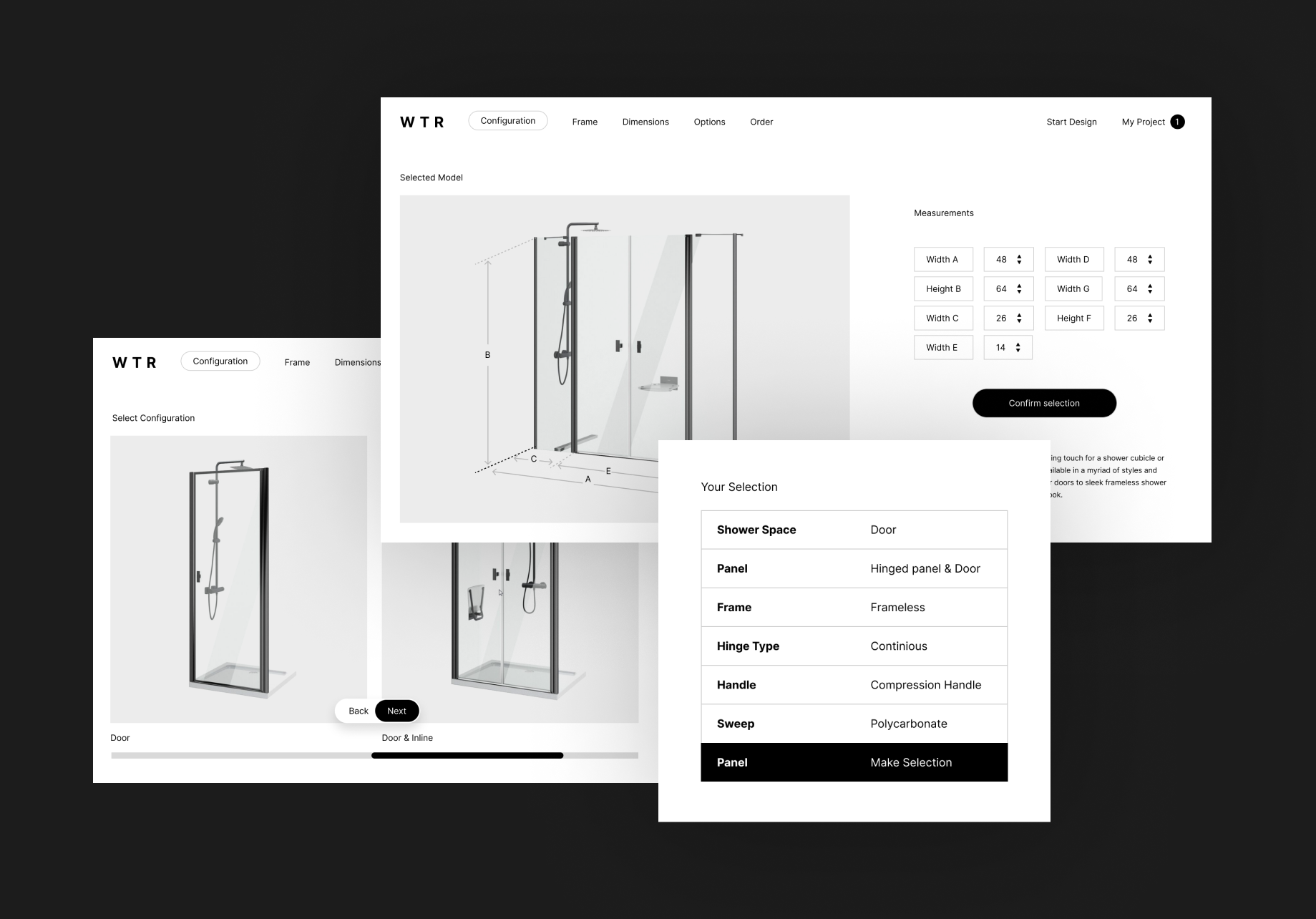 Web App Development For A Shower Door Solutions Provider