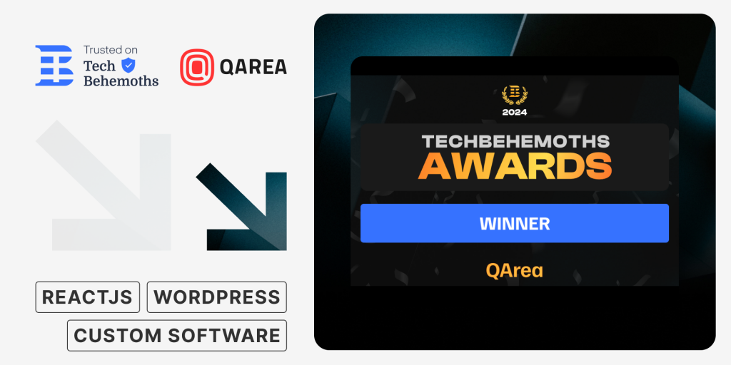 QArea Named 2024 Tech Behemoths Award Winner for Custom Software Development in Ukraine