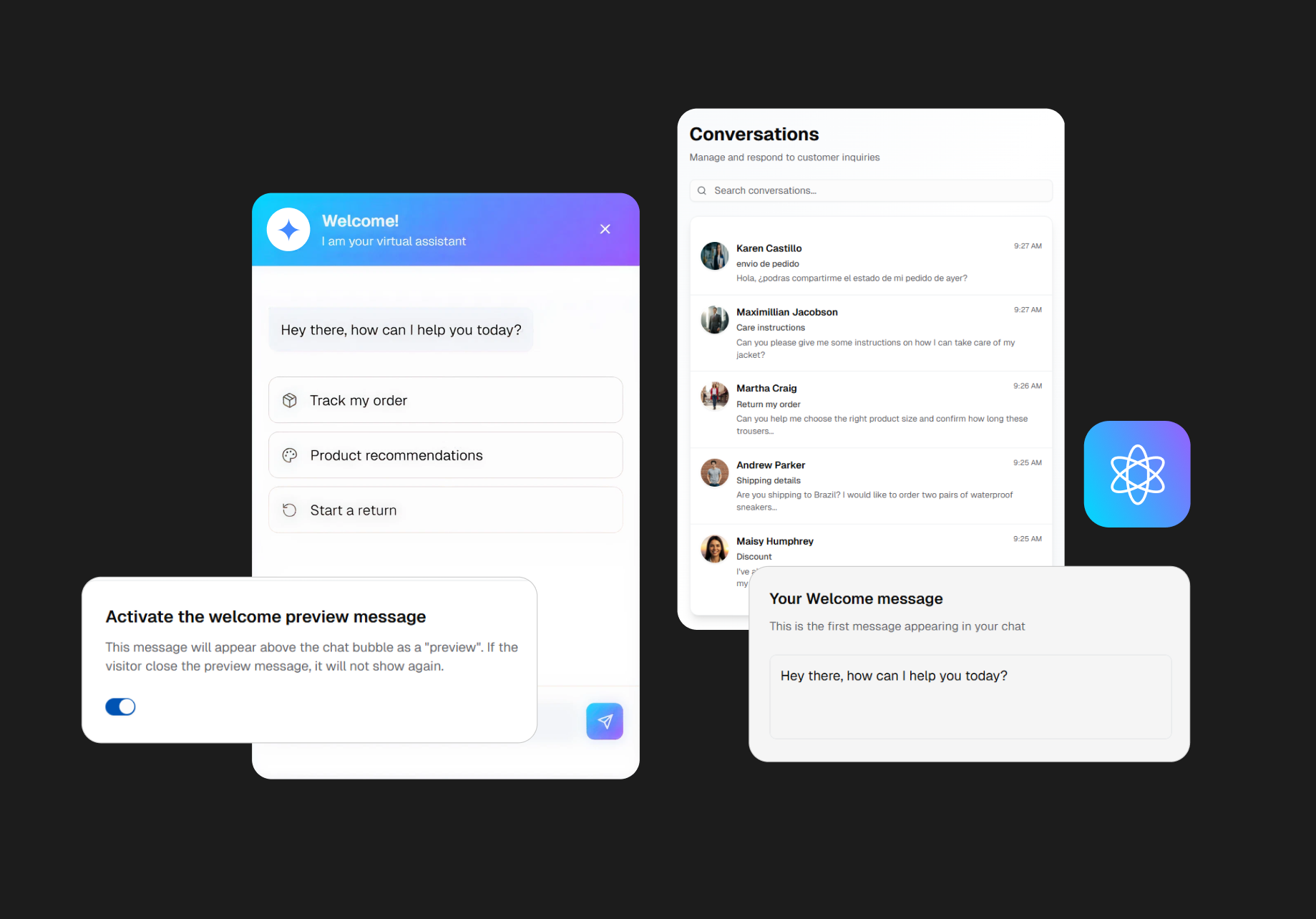 AI Chatbot Development for a Retail Software Provide